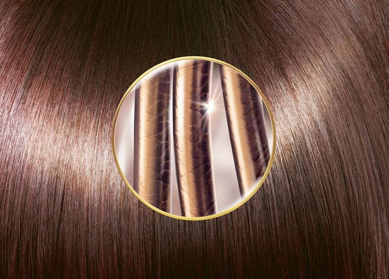 Structure de cheveux